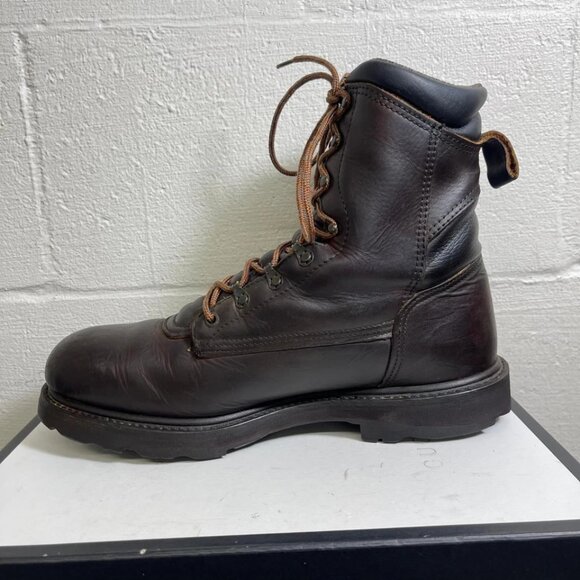 Red‎ Wing 2264 Brown Leather Work Steel Toe Boots Waterproof Lace Up Men\'s 13 EE